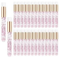 10/30/50/100 Uds cepillos de limpieza de pestañas para extensiones de pestañas brillo pestañas champú cepillos nariz limpieza de poros herramientas de maquillaje