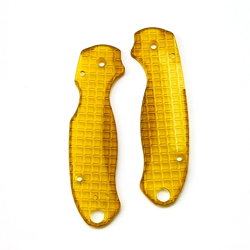1 par de remendos de escalas de faca dobrável pei para facas originais para3 c223 material de remendo feito sob encomenda acessórios diy