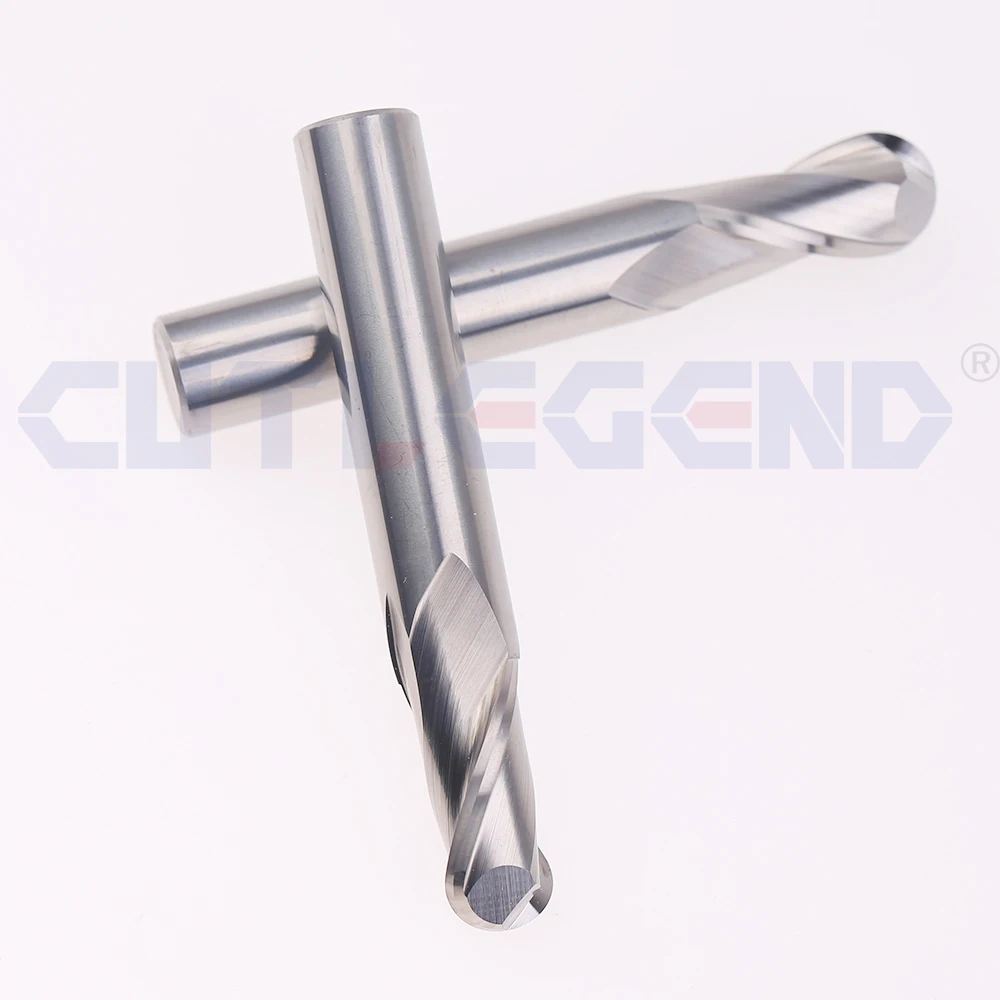 Kugelkopf-Schaftfräser aus Wolframkarbid CNC-Fräser Fräswerkzeug R0.5 R1 R2 R3 R4 R5 6mm 8mm 10mm Schaft HRC55 65 2-Schneidig – Detail 6