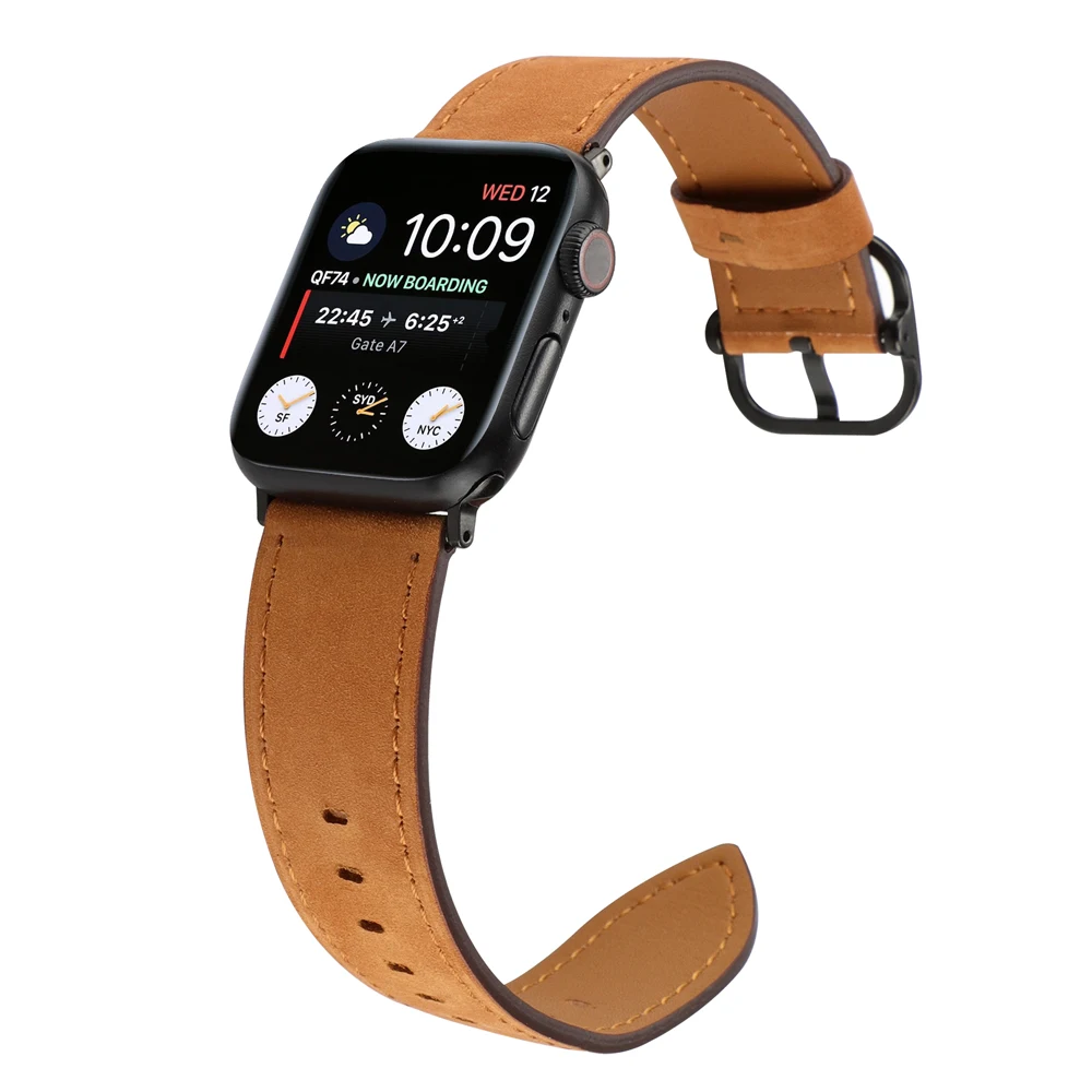عادية جلدية حزام ل أبل ساعة الترا 8 49 مللي متر الفرقة ل IWatch 8 7 6 SE 5 41 مللي متر 45 مللي متر 44 مللي متر 40 مللي متر Smartwatch استبدال سوار
