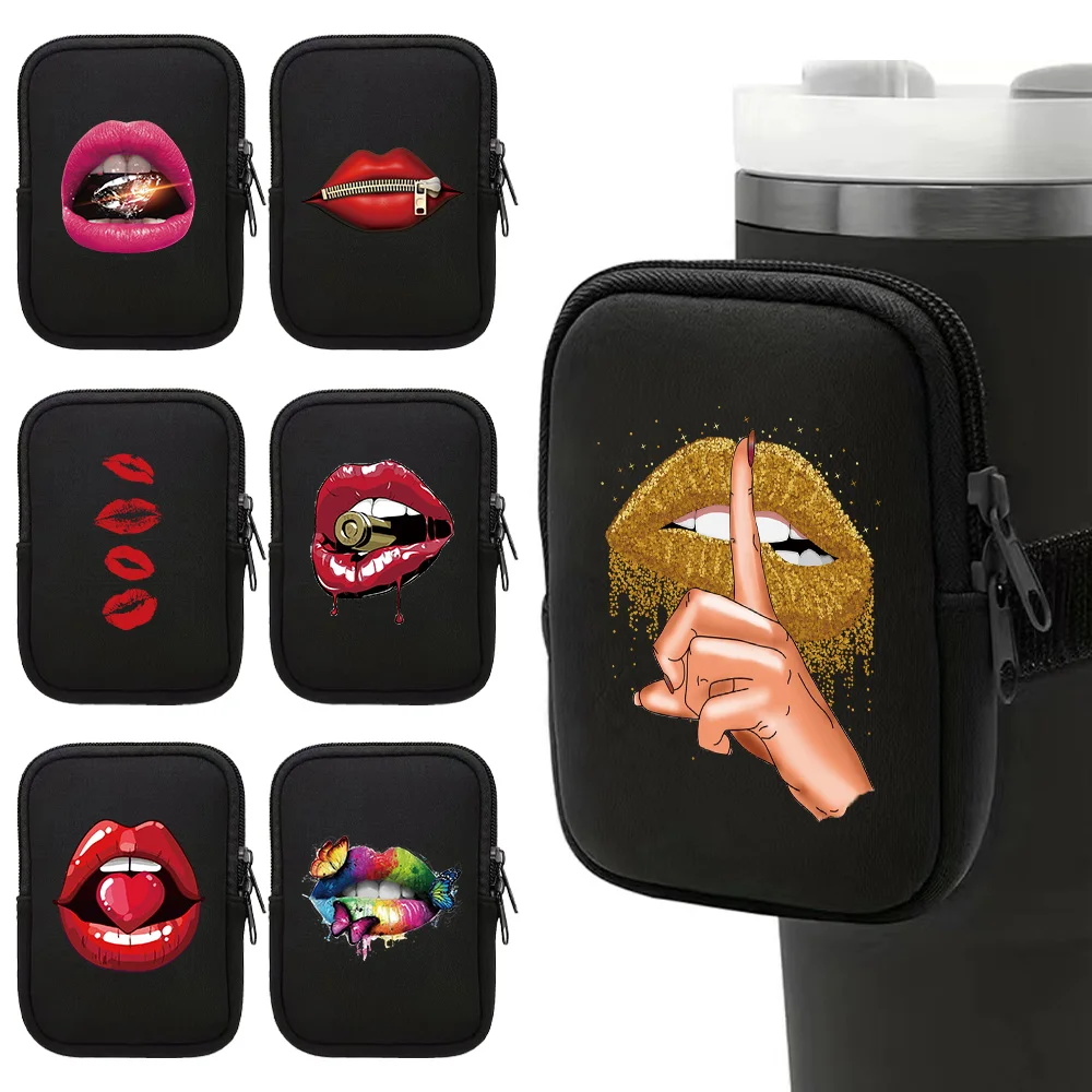 

Outdoor Sports Fitness Accessories Multi-functional Handheld Water Cup Bag Mouth Printing Water Bottle Pouch for Men and Women