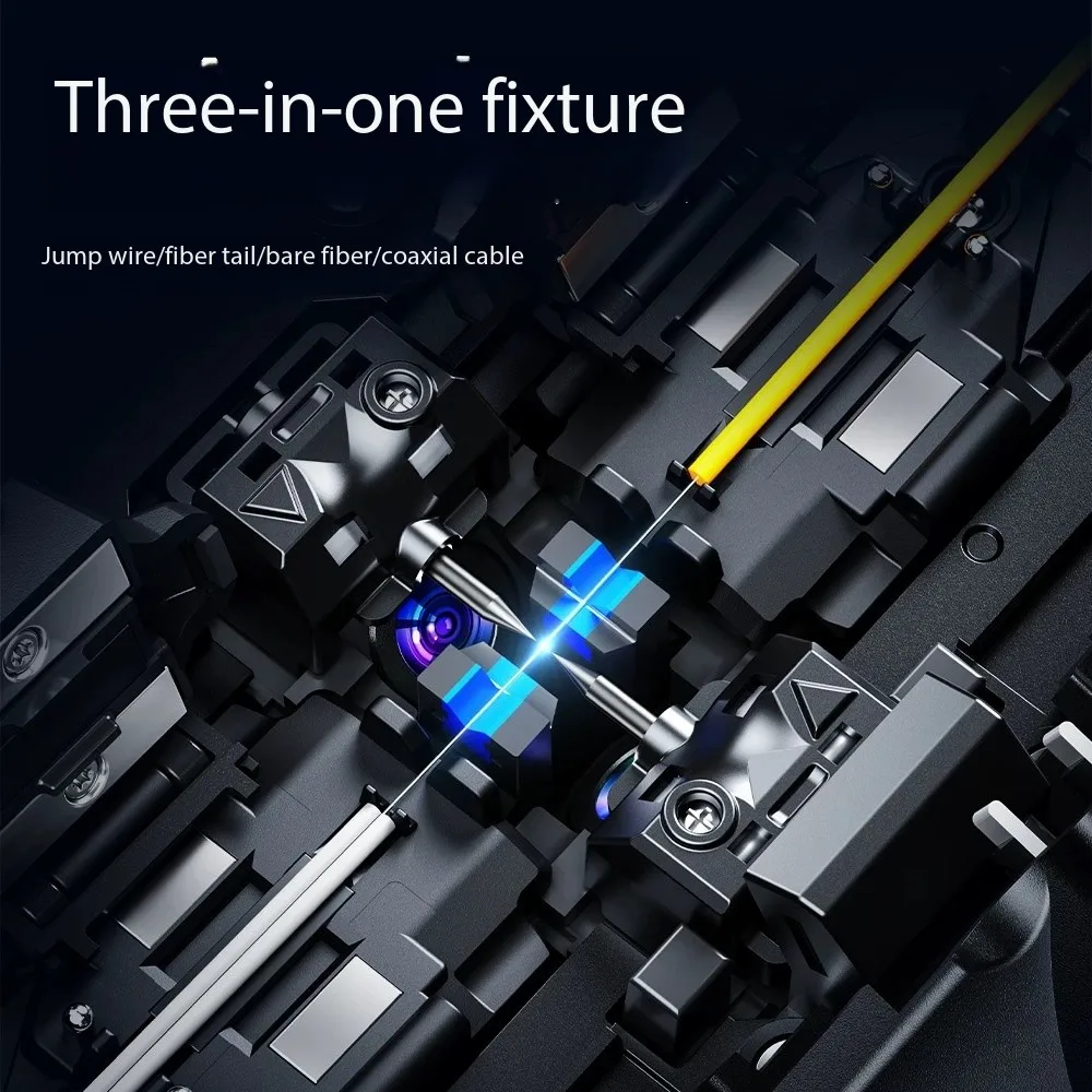 SD-9 Fusion Splicer with Touch Screen 6-Motor Core, Integrated VFL & OPM, Includes Carry Case