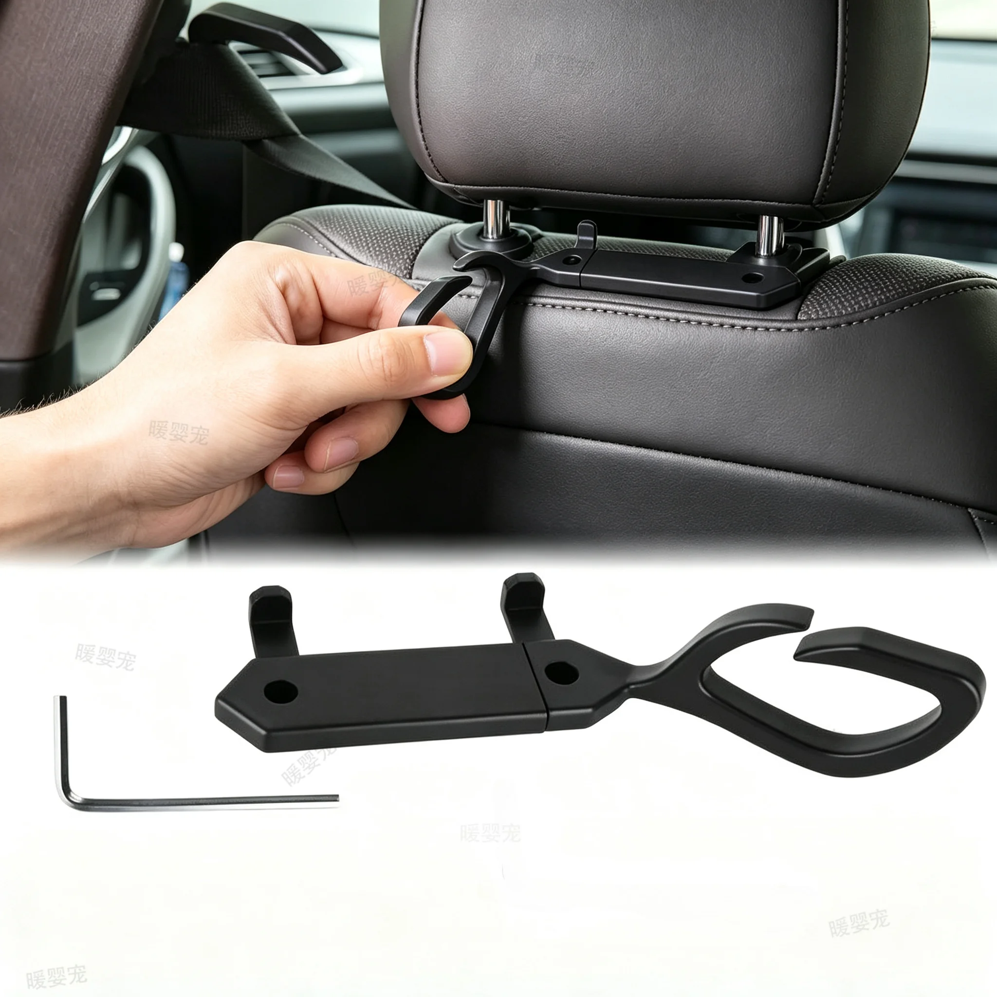 General Motors Seat Hook Car Rear Seat Hook, Seat Belt Hook Car Seat Belt Guide Car Seat Belt Manager Adjuster Car Accessories