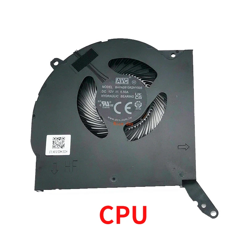 Imagem -02 - Ventilador Cooler para Cpu de Laptop Gpu para Lenovo Legion Pro 16irx8 R9000p 2023 82wk Bapa0810r2hy005 Papb0810r2hy005 5h40s20808 dc 12v Novo