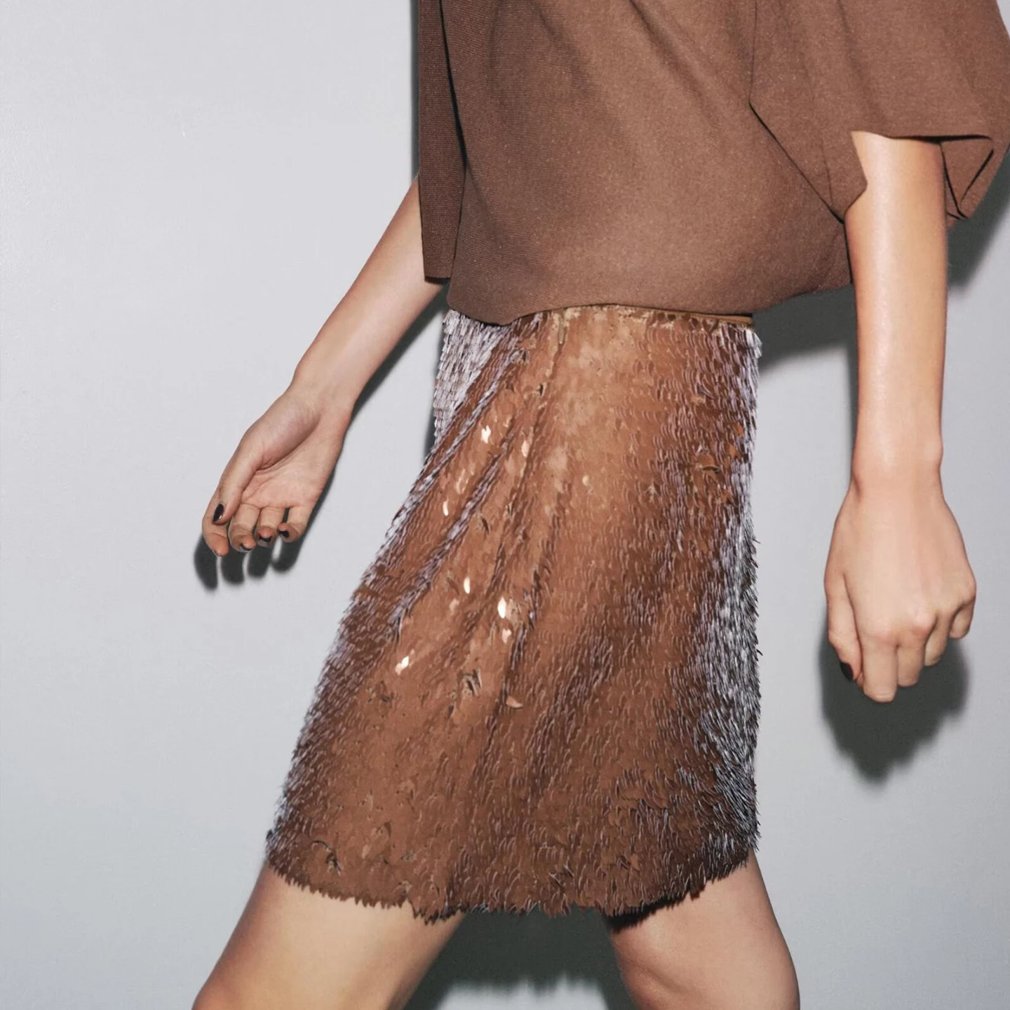 

Ele Versatile Beaded Skirt for Women Summer 2025 New Arrival European Sle Skin-friendly Breathable Polyester Fiber