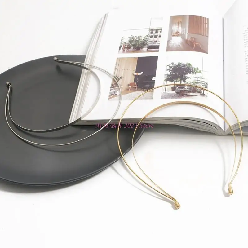 49ME Sun Crown DIY Material Cabelo Hoop Decorativo Dupla Camada Headband