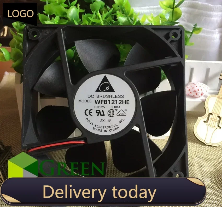 The Original Delta WFB1212HE 12038 120MM computer /server case Big power Cooling fan 12V 0.6A with 2pin