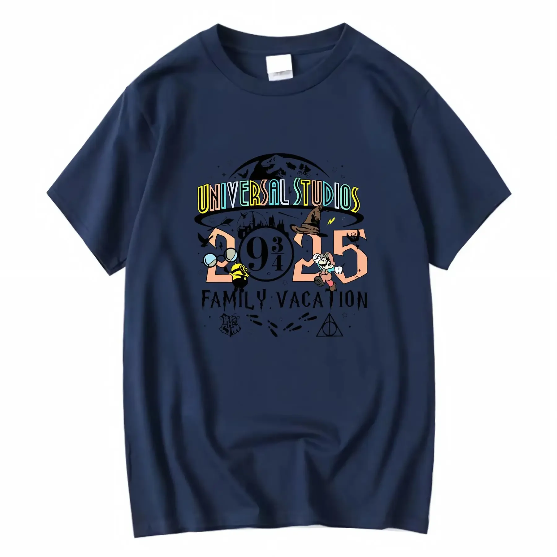 Universal Studios 2025 تي شيرت عتيق لرحلة أورلاندو للعطلات العائلية ريترو فلوريدا للسفر ملابس مصممة عتيقة مغسولة #4