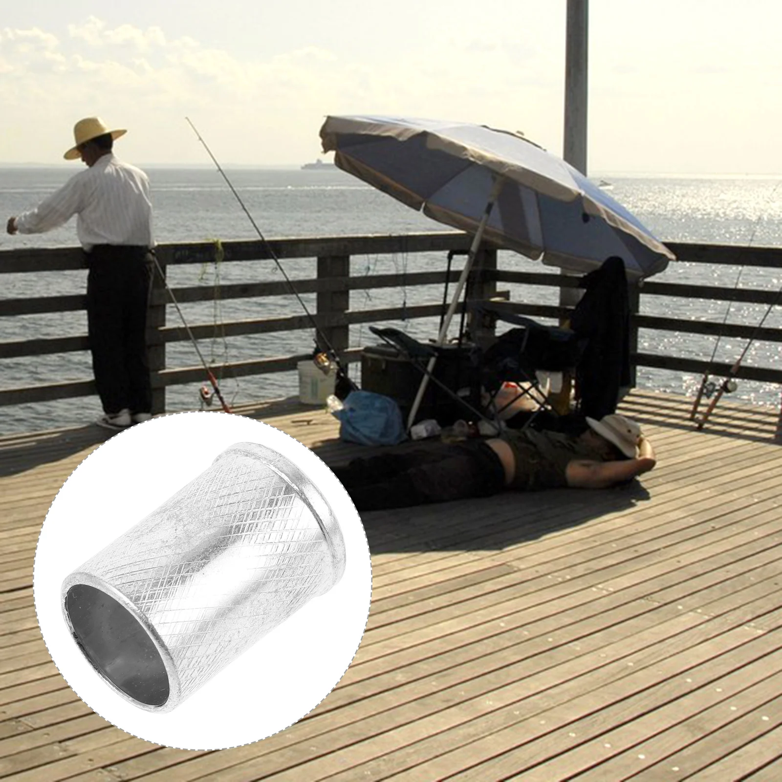 

Fishing Umbrella Screws Rod Nut Bracket Male Female Thread Reducing Spike Durable Materials Quick Installation Fishing Tools