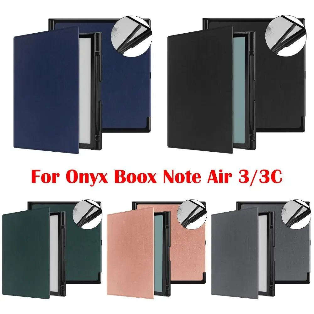 Auto Sleep/Wake E Ink Tablet Case Hand Support Shockproof ePaper Folio Cover Smart for Boox Note Air 3/4 C B/W 10.3 inch 2024