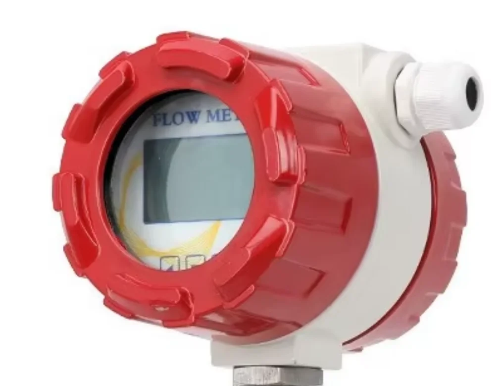 Turbine Flowmeter Liquid Pipe Sensor Water Vapor, Alcohol Stainless Steel Electronic Digital Turbine Flowmeter