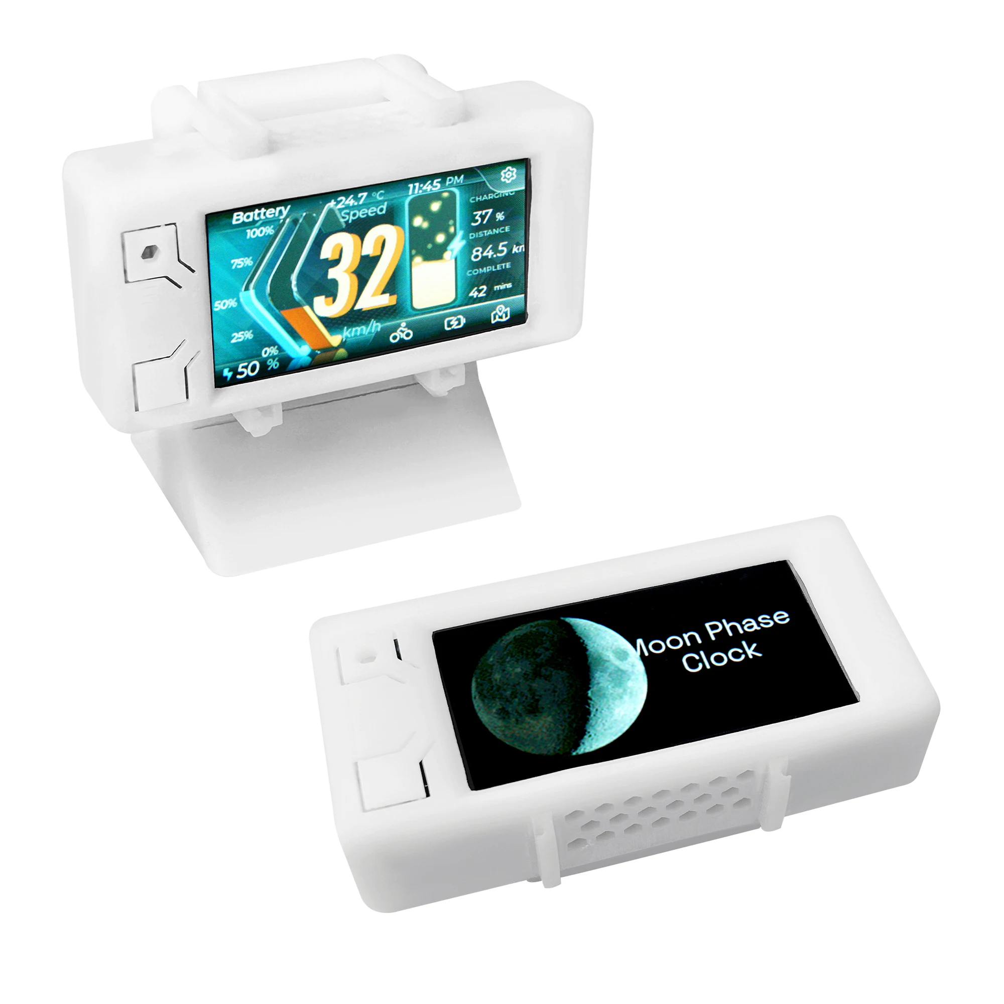 Miner for computer nerd White Shell Crypto bitcoin Solo Lottery Vision Master T190 Win BTC with 385KH/s ESP32 WiFi Connection