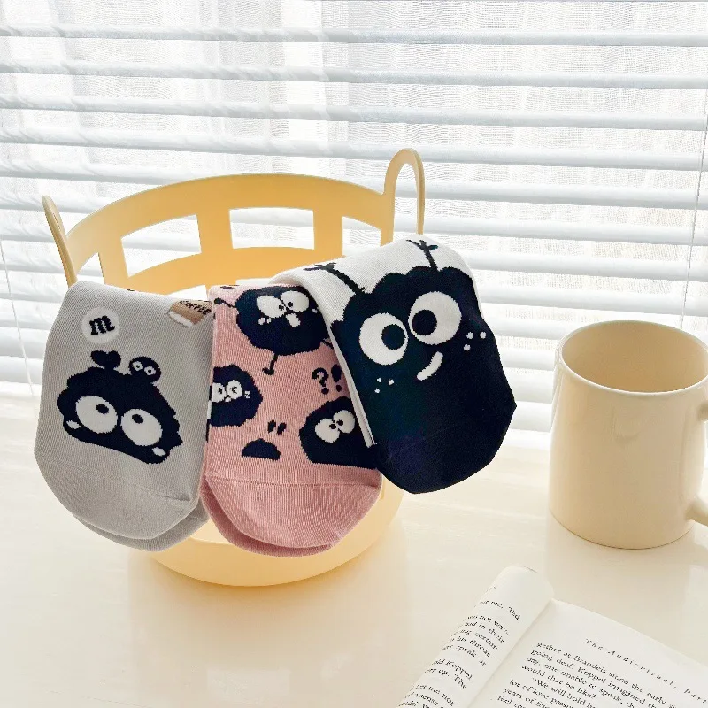 جديد أنيمي الجوارب تأثيري الفحم الكرة زي جورب الرجال النساء الدعائم الملحقات