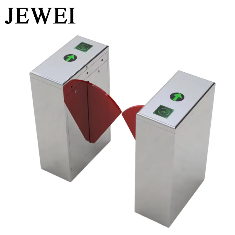 JEWEI Barrier Gate Flap Turnstile for Financial Institutions