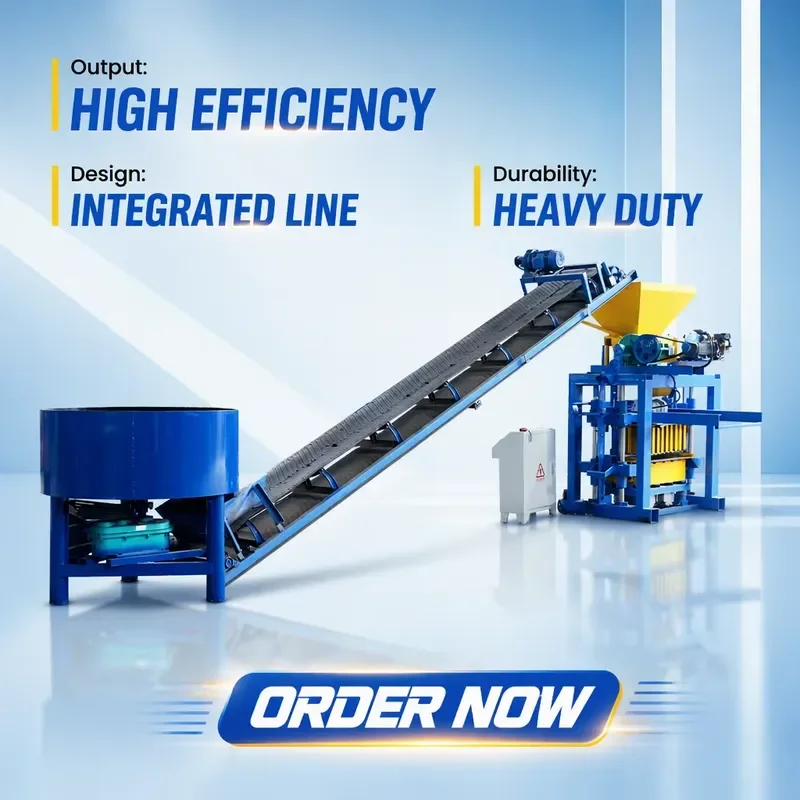 Semi Automatic Interlocking Brick Block Making Machine QTJ4-35 Hollow Pavers Machine Nigeria