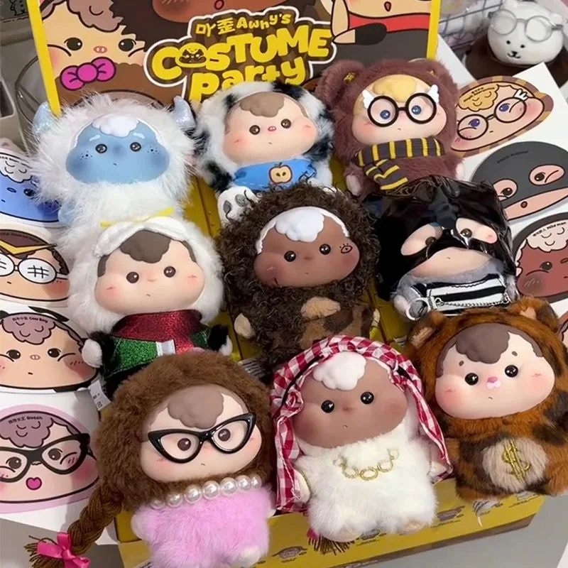 

Awhy's Costume Party Series Blind Box Cute Awhy Anime Doll Surprise Bag Cute Vinyl Plush Pendants Mystery Box Bag Keychain Gifts