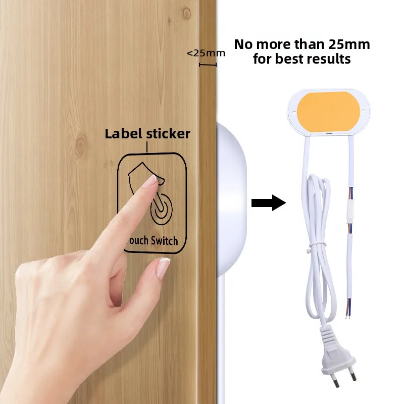 Airborne High-voltage Wood Panel Touch Sensor Switch 220V Hidden Penetration Long-distance 110V Desktop Touch Sensor