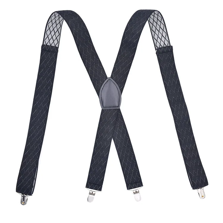 supply of adult men suspenders with trousers straps elastic elastic straps in stock.