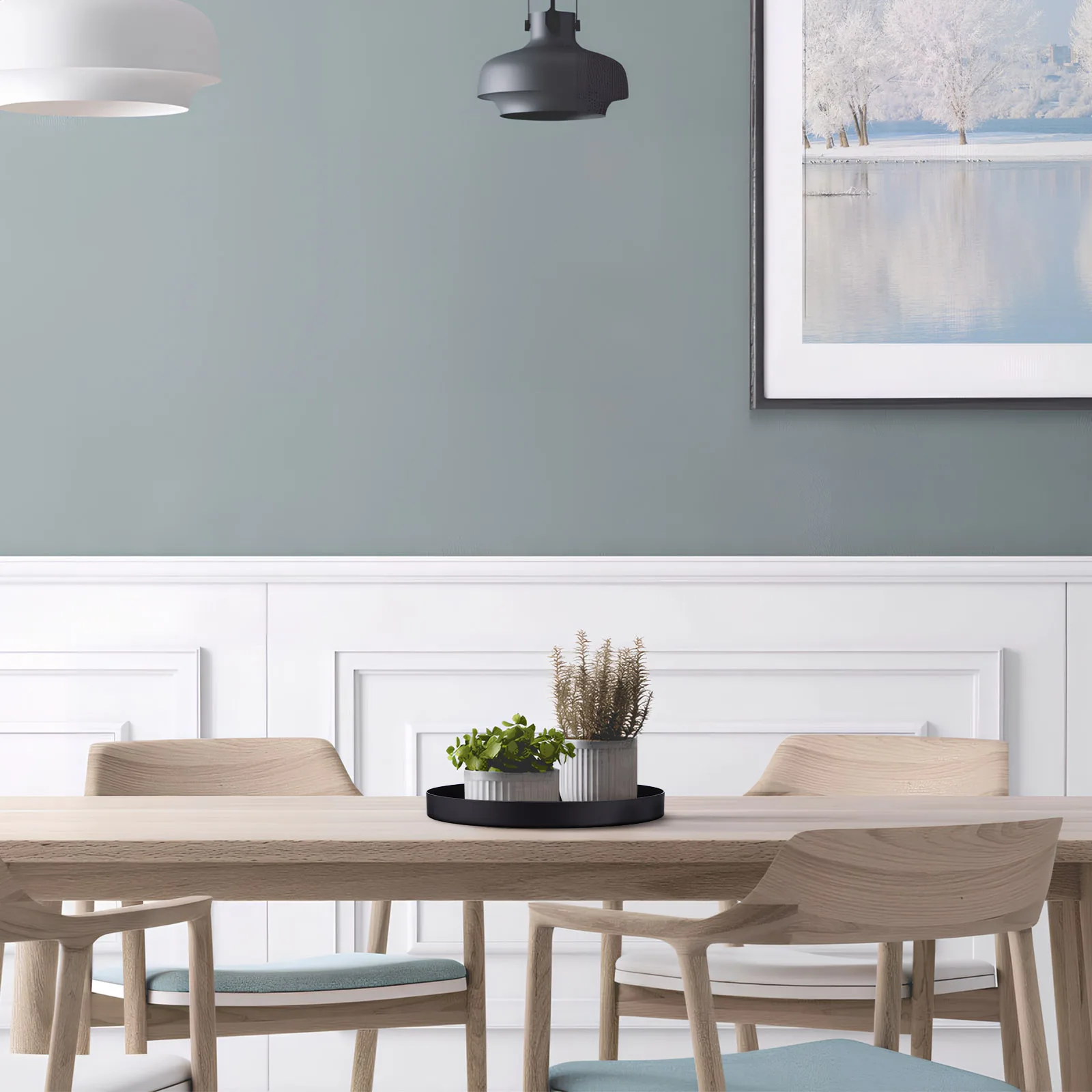 

Black Metal Round Stainless Steel Round Trays Home Decor Serving Tray Decor Kitchen Bedroom Storage Tea Tray Trays Home