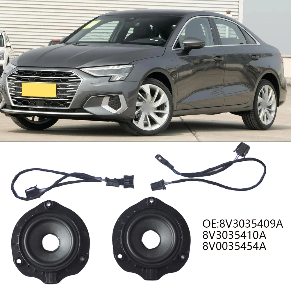 

Дверной среднечастотный динамик 8V3035409A 8V3035410A 8V0035454A для комплекта проводов A3, автомобильные гудки, многоцветные гудки Claxon, металлические автомобильные аксессуары