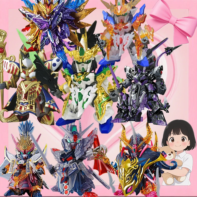 

Bandai Original SDW Heroes Color Clear Set I & Cleopatra Qubeley аниме фигурка в сборе модель игрушки подарки для детей