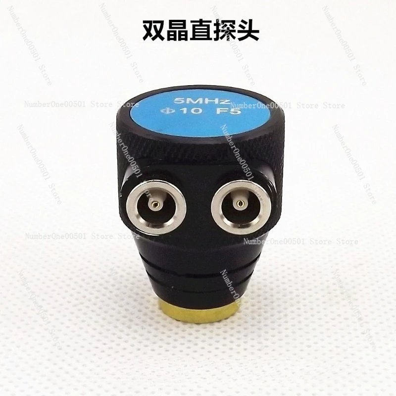 

5MHZ φ 10F5 Ultrasonic flaw detector Double crystal straight probe UT non-destructive testing Focusing segmentation probe 2.5P