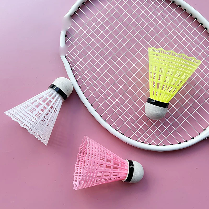 

5 Pcs High Stability Durable Plastic Nylon Badminton Indoor Outdoor Professional Sports Training Balls