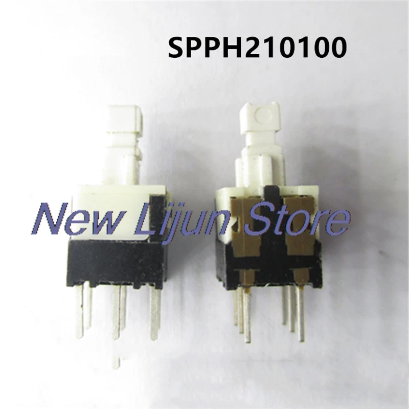 

100pcs SPPH210100 6 pin Double row self-locking switch 6*6 Square key switch