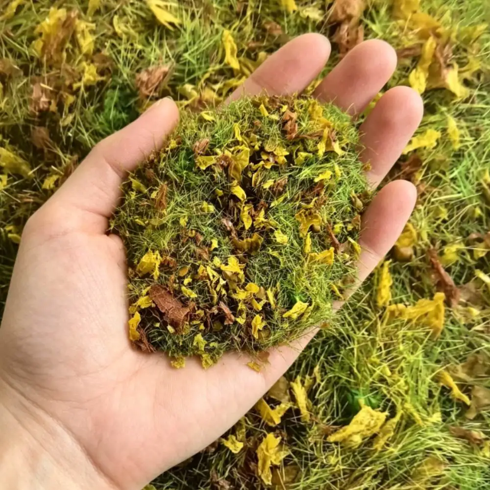 Diy Terrain Scenery Mixed Static Grass Powder& Leaf Flock Powder Model Diorama Scenic Base Foliage for Railroad Wargame Kits