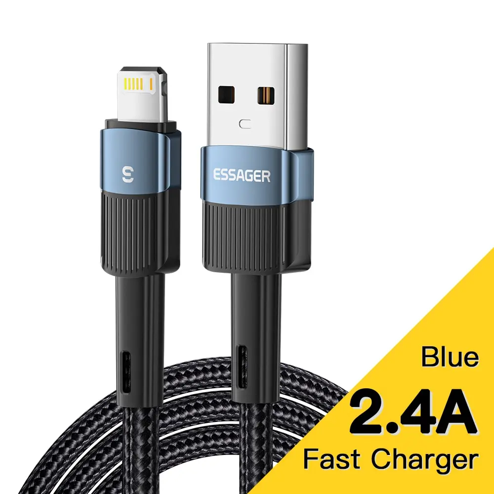 Essager schnell aufladen für iphone usb kabel 11 12 13 pro max mini xs xr x se 8 7 6 plus 6s 5 5s 2.0a kabel für iphone ladekabel