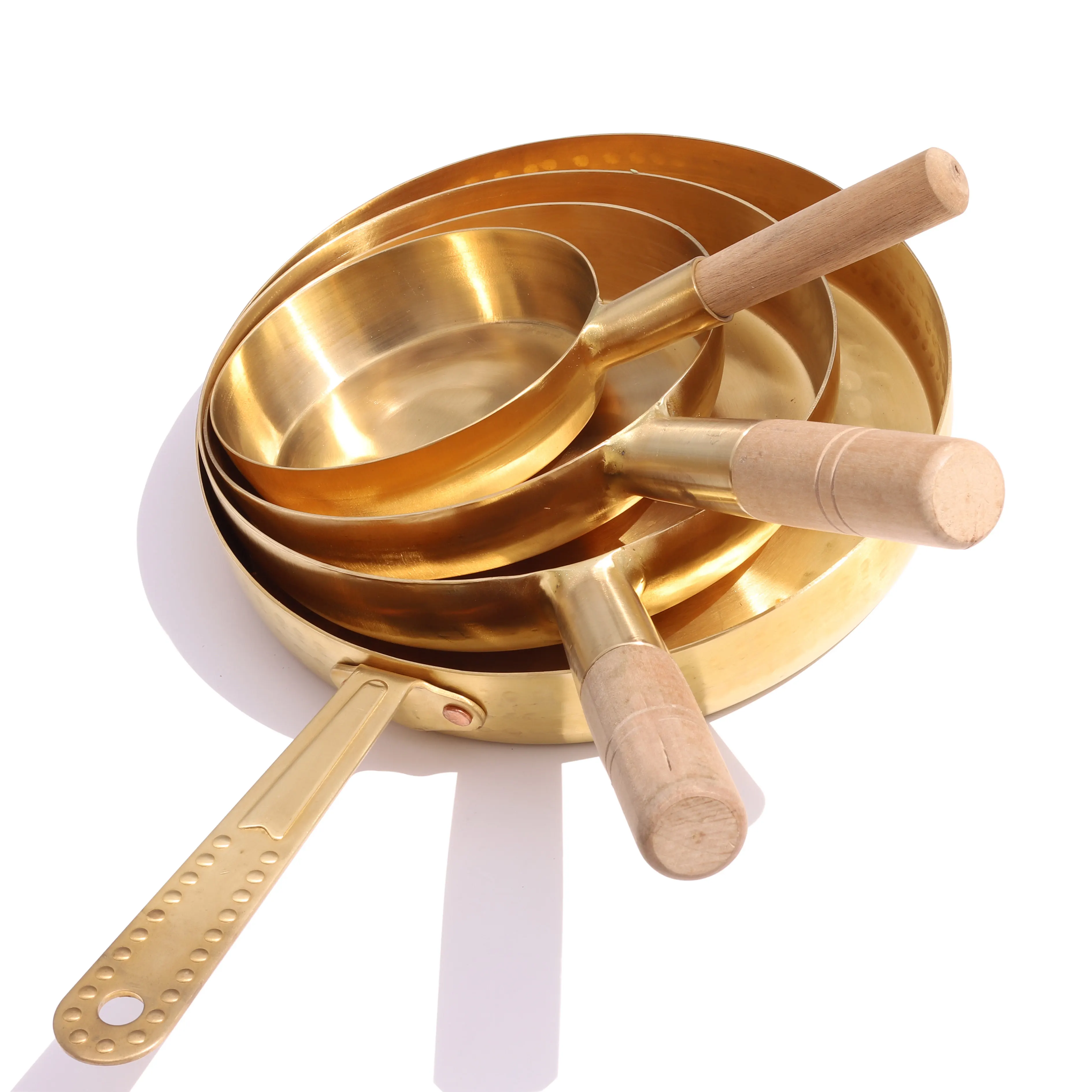 Uncoated Thickened Pure Copper Pan Steak Frying Skillet Kitchen Western Cooking Cookware
