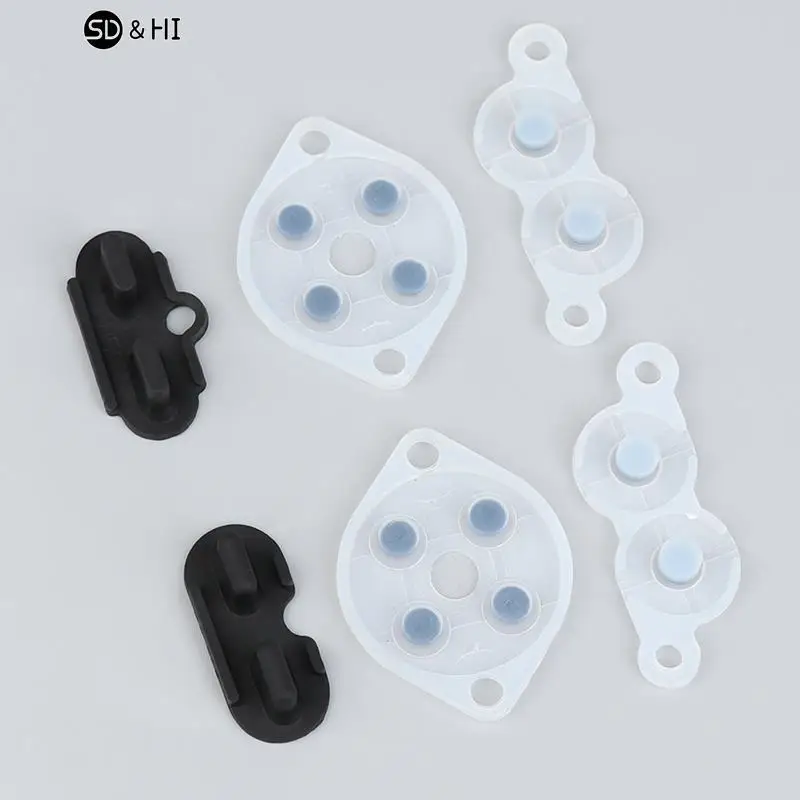 Rubber Repair Rebuild Replacement Parts For NES Controller Joy A B D Pad Silicon Start Rubber Button 1set