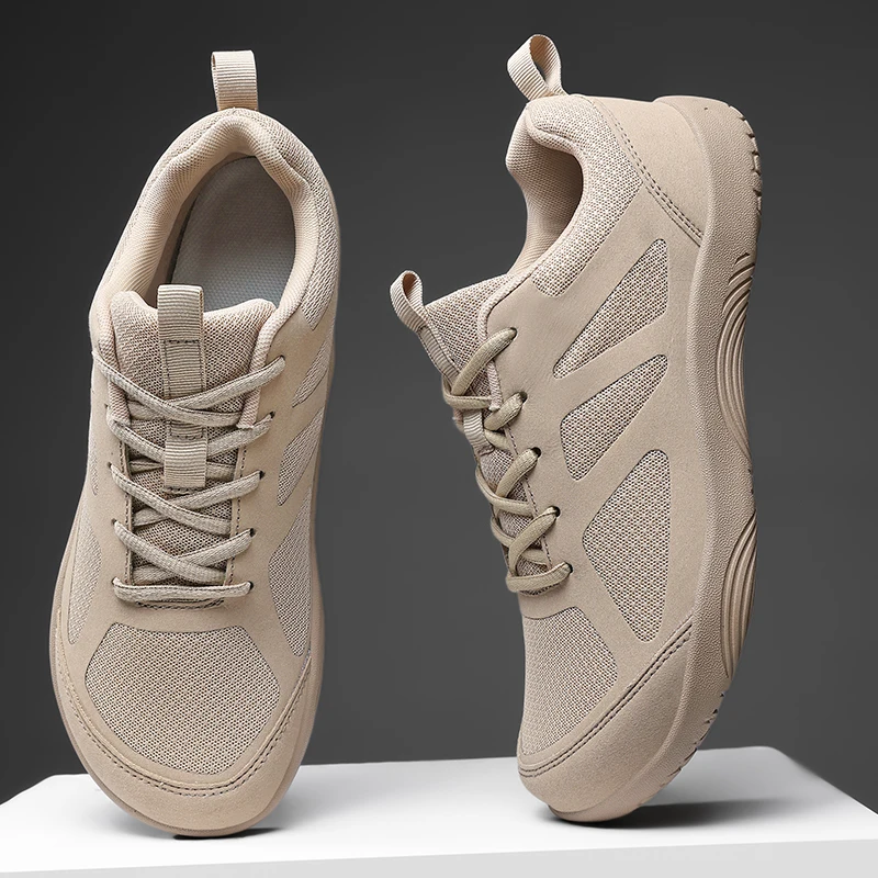 

Кроссовки для широкой стопы с широким носком, мягкой подошвой, нескользящие, дышащие, сетчатые, для активного отдыха, для мужчин и женщин