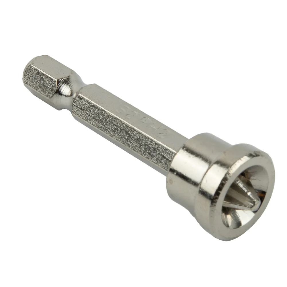 Embout de tournevis de positionnement magnétique, tête de calcul, vis de travail, tige hexagonale, 25mm, 50mm, vis pour cloisons sèches, trou de plaque de plâtre, poinçonnage, poudre