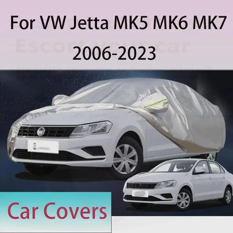

For VW Jetta MK5 MK6 MK7 2006 2023 Outdoor Protection Waterproof Dustproof Sunshade for VW Jetta 2006 2023 Car Covers