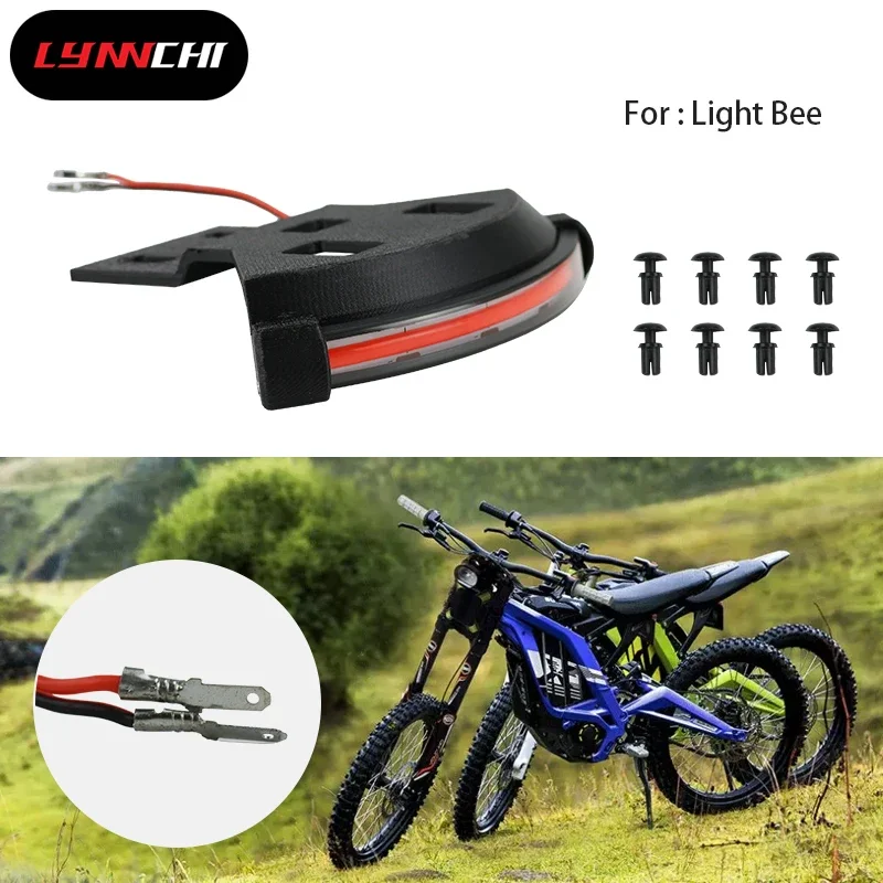 

ONLEEYPP Motorcycle Parts Multi-Function Rear Taillight Dual Flashing Lights Tail Light Turn Signals For Light Bee