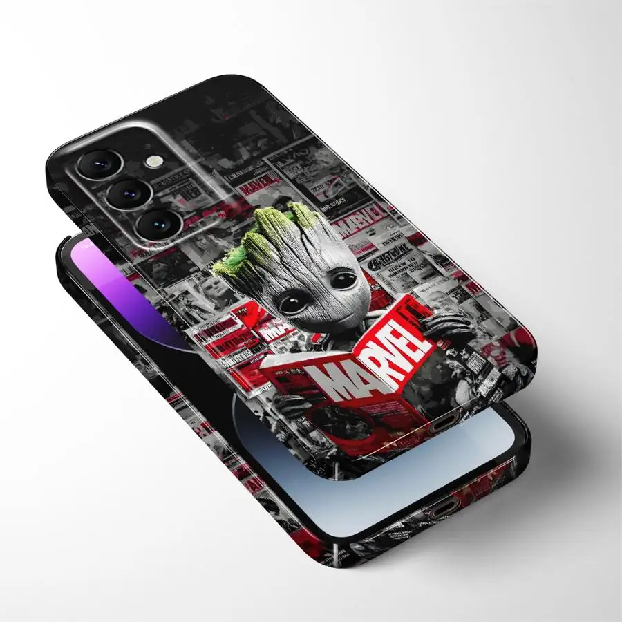 Marvel Wright Rocket Raccoon Hard Phone Cover Case for Samsung Galaxy A04 A55 A06 A52s A54 A05 A53 A50 A30 A51 A25