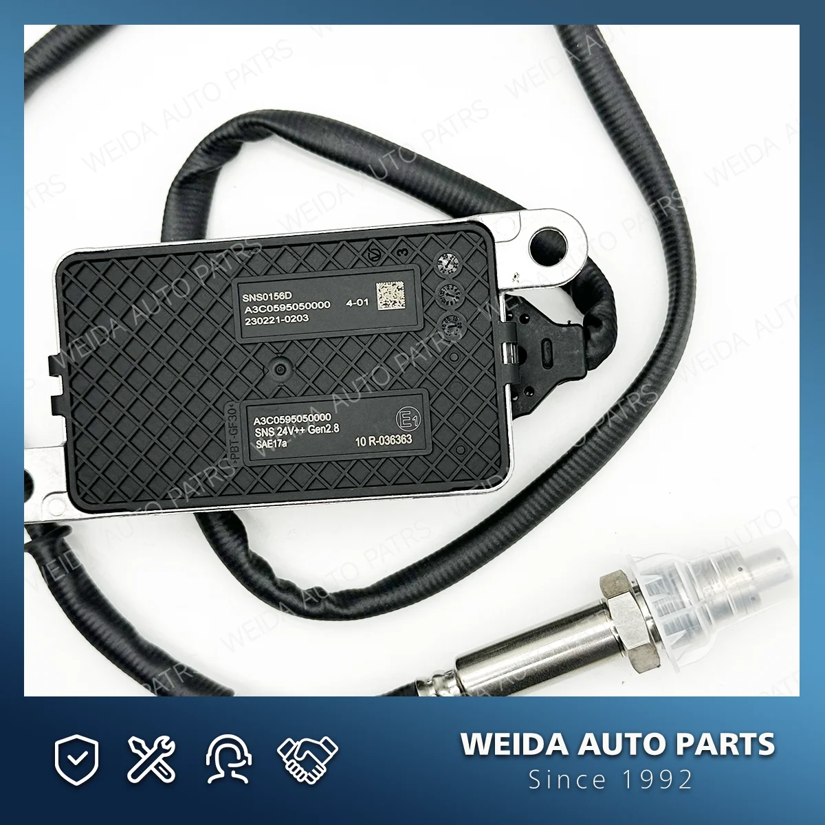 Nox Sensor A3C0595050000 Sns0156D Nitrogen Oxide Nox Sensor For Cummins Lambda Oxygen