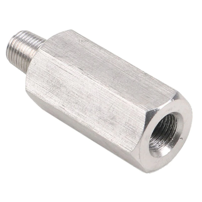 Stainless Steel Turbocharger Connector 1/8Inch BSPT Oil Pressure Sensor Tee to NPT Adapter Turbo Supply Feed Line