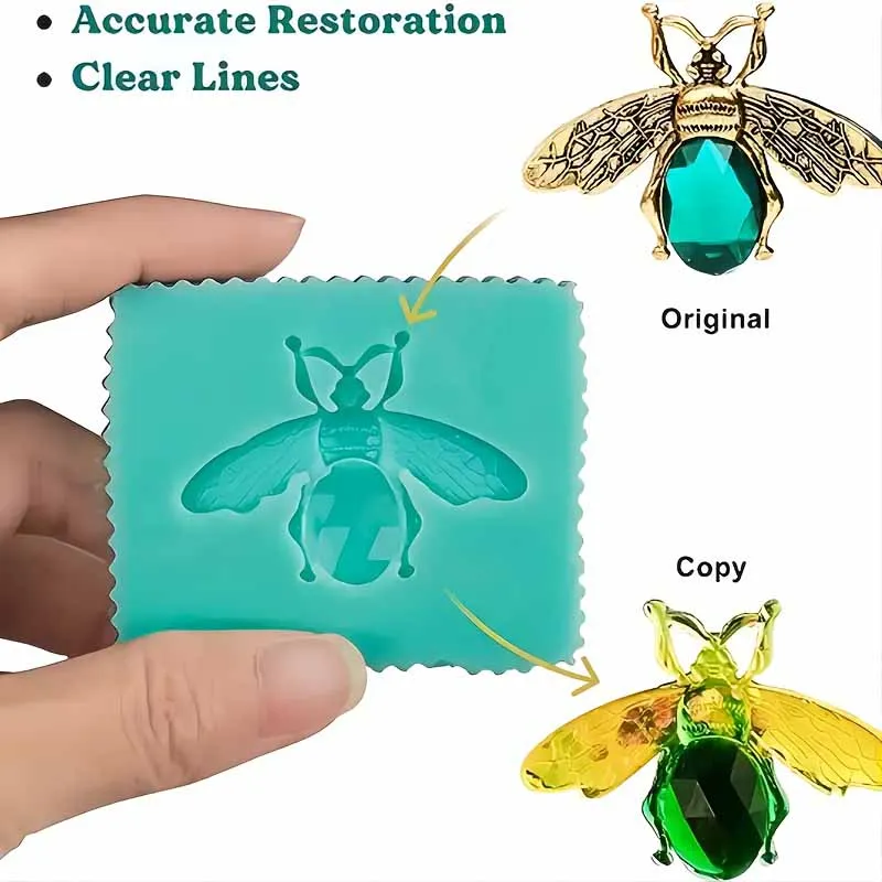 Silicone Mold Making Kit, 10A Super Flexible & Bubble Free Translucent Silicone, 4H Fast Cure 1:1 for Mold Maker view 6