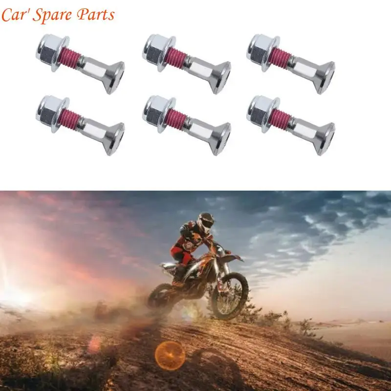 Y4UA 6pcs Motocross Sprocket Bolt