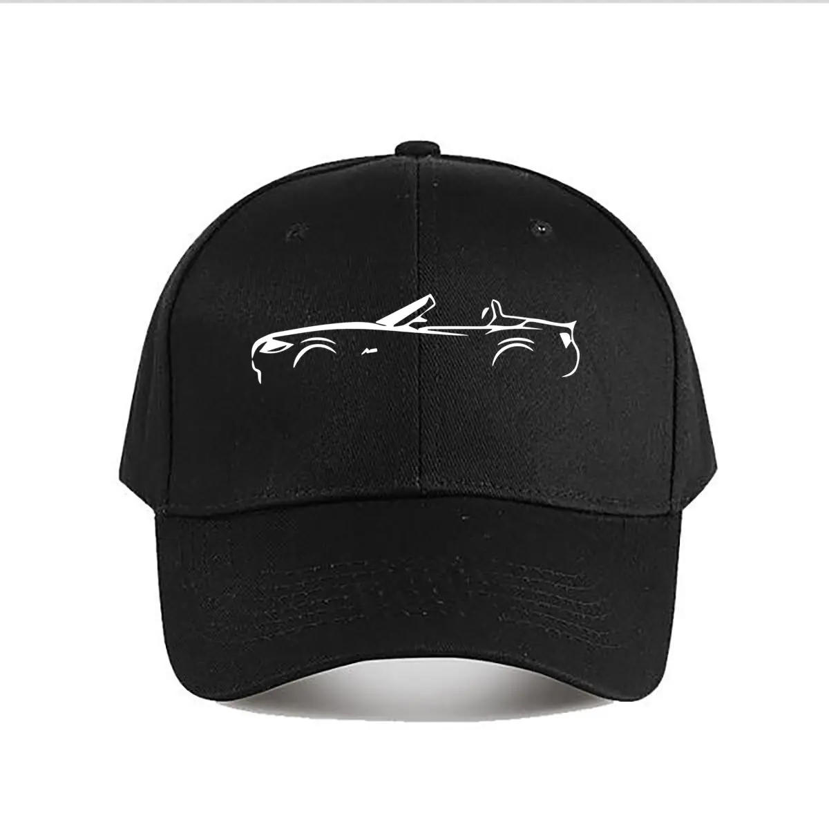 Classic Race Car Outline Graphic Baseball Cap Fashion Men Sunhat Women's Outdoor Sports