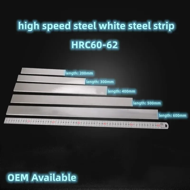 Ferramentas de torneamento de torno CNC Inserções de aço de alta velocidade Faca de aço branco de alta dureza Máquinas-ferramentas de processamento de barras de aço branco hss