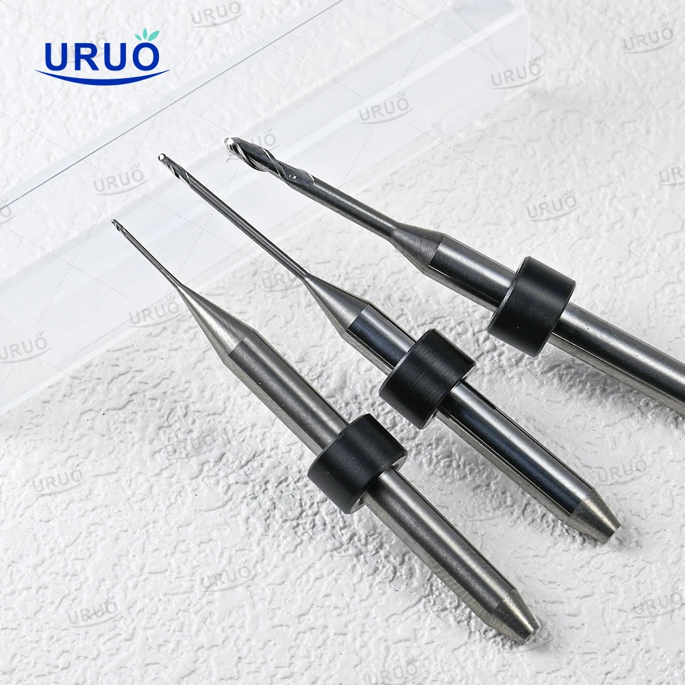 

Dental Milling Burs for PMMA Cutting Drills D4.0mm NC Coating 2.0/1.0/0.6/0.3mm CAD CAM Milling Drills UP3D P52/P53