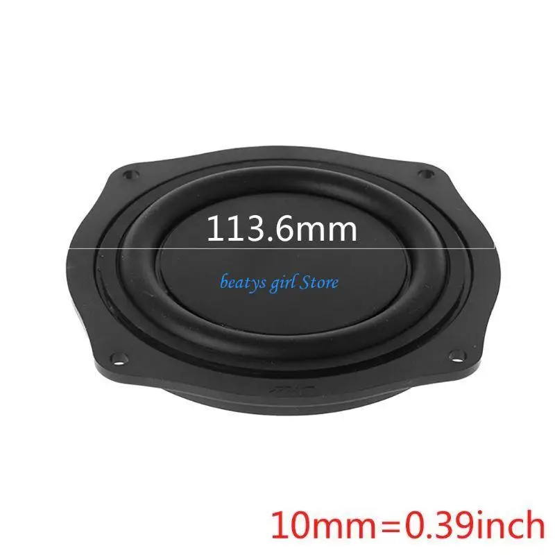 

C7AB 113.6mm Diameter Black Vibrating Membrane Bass Vibrating Rubber Woofers
