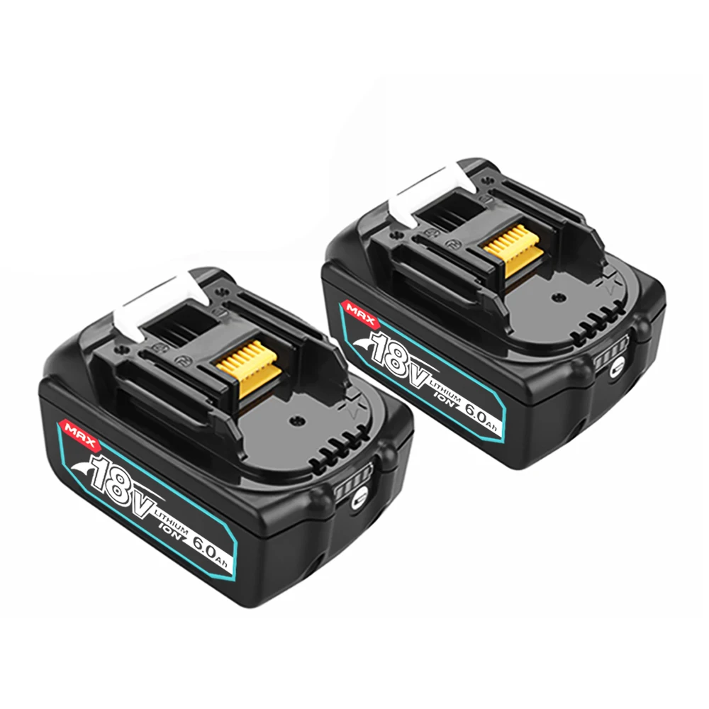 Makita 18V 6.0Ah Rechargeable Li-ion battery For Makita power tool 18 v Batteries BL1840 BL1850 BL1830 BL1860B LXT 400 + Charger