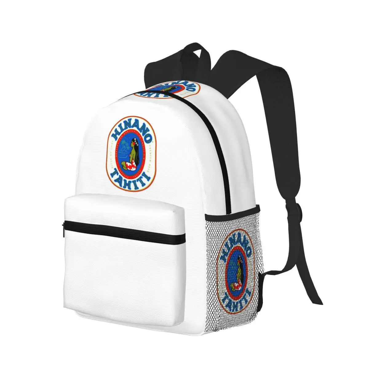 

Hinano Tahiti Student Backpack School Bag Hiking Travel Daypack for Men Women Bookbag Shoulder Bags
