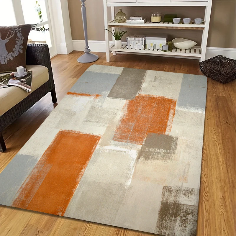 

Abstract Art Painting Print Carpets Living Room Non-Slip Area Rugs for Home Bedroom Kitchen Doormat Machine Washable Floor Mat