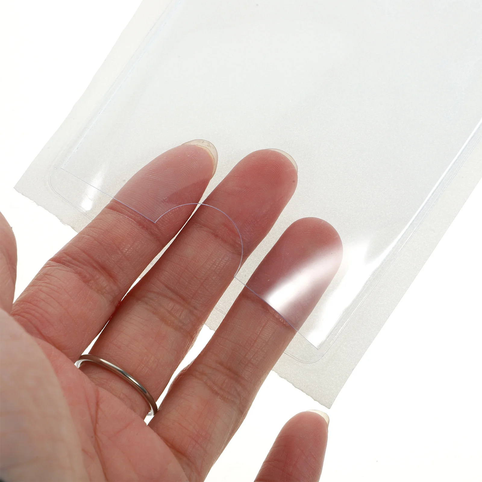 10pcs Self-adhesive Pocket Clip Label Sticker Card Holder Sticky BadgePackage (vertical 10*72) Specifications