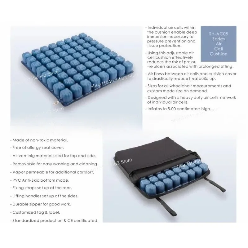 Inflatable Wheelchair Cushion | Pressure - Relieving for Extended Sitting, Comfort Support